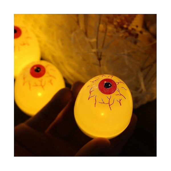 12pcs Huge Horror Party Lights Eyeball Battery Operated Candle Light For Hallo Carousel 5