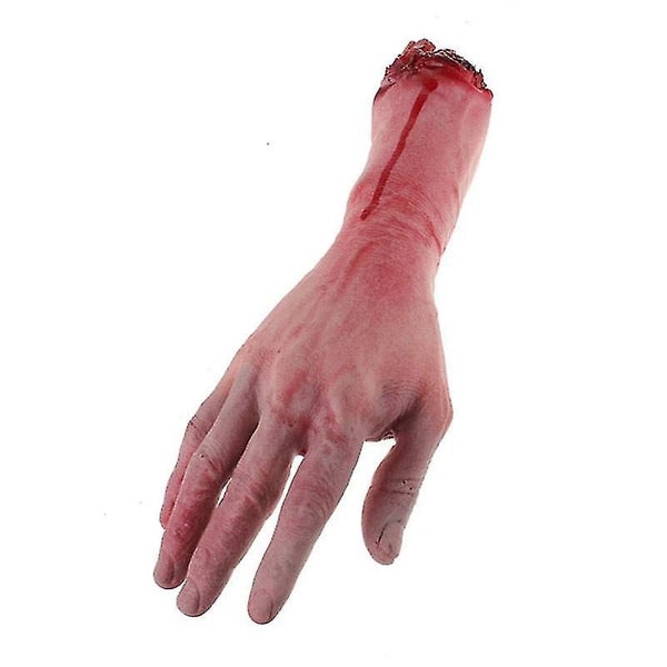 1pair Severed Scary Cut Off Bloody Fake Latex Life Size Arm Hand Halloween De Carousel 1