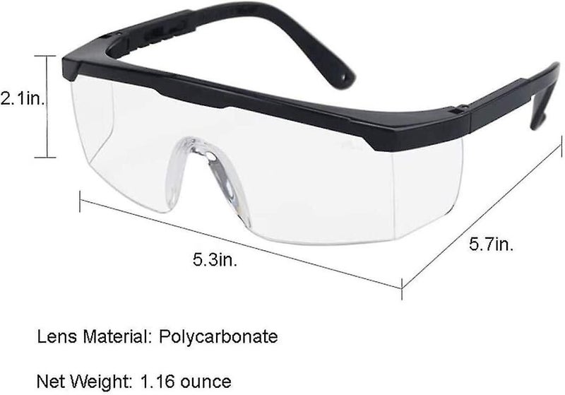 2 Pack Safety Glasses anti Fog And Uv Protection Protective Clear Goggles safe Carousel 2