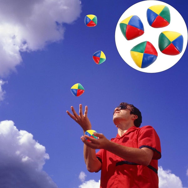 4pcs Beginners 5cm Juggling Balls Kids Durable And Easy Juggle Balls Carousel 2