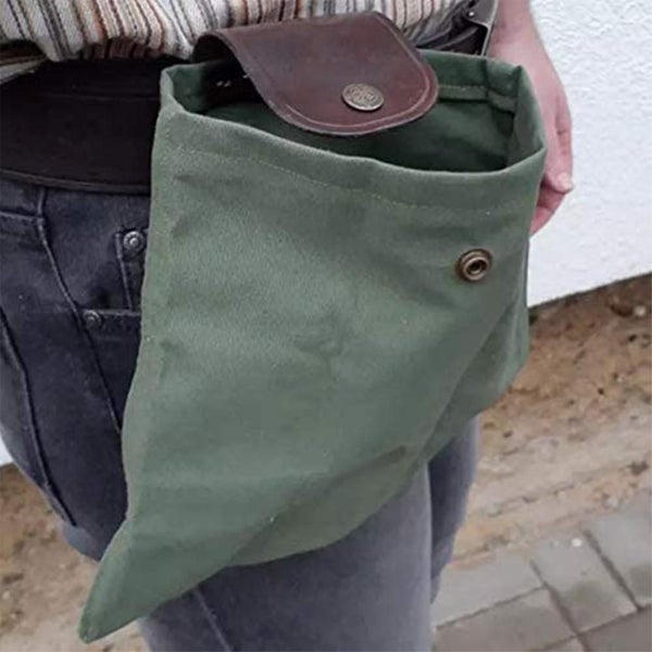 Canvas Foraging Pouch Garden Fruit Picking Bag green Carousel 5