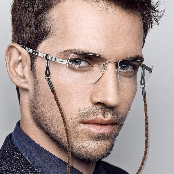 Premium Leather Eyeglasses Holder Strap Cord 4-pack Carousel 2