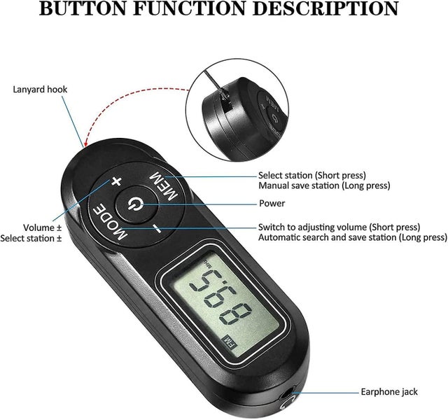 Portable Digital Radio Mini Radio Pocket Radio Carousel 2