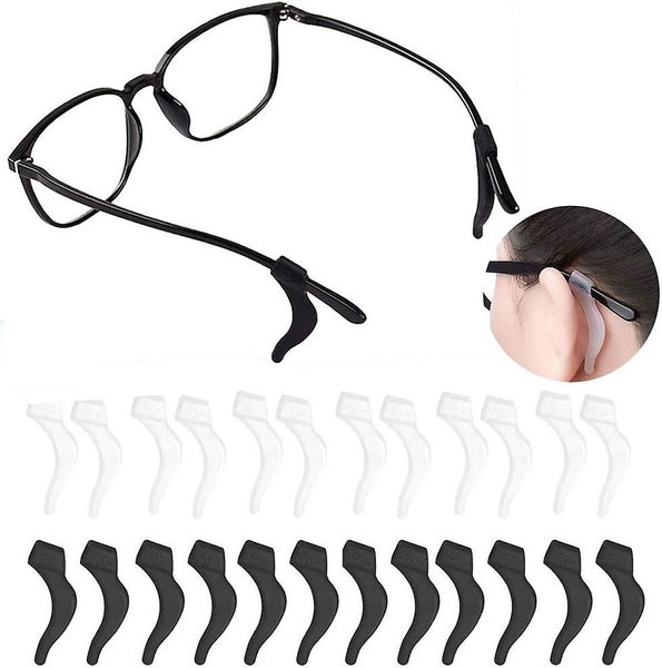 Eyeglass Ear Grip Anti-slip Silicone Elastic Eyeglasses Retainer 10 Pairs Carousel 1