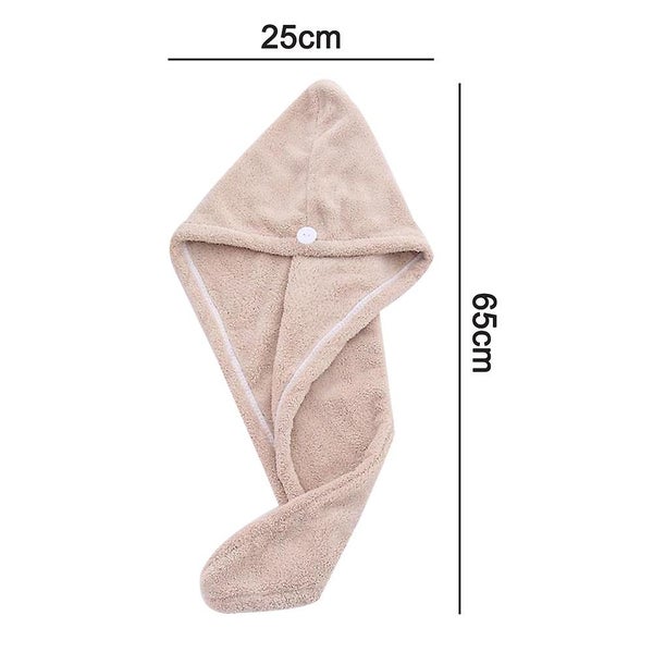 2 Pack Hair Towel Wrap Quick Dry Soft Microfiber Hair Drying Towel Bathing Ha Carousel 2