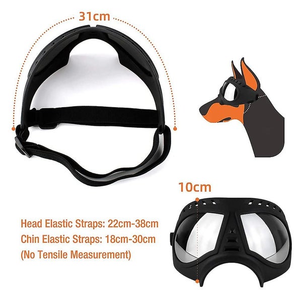 Pet Mask Glasses Black Carousel 5