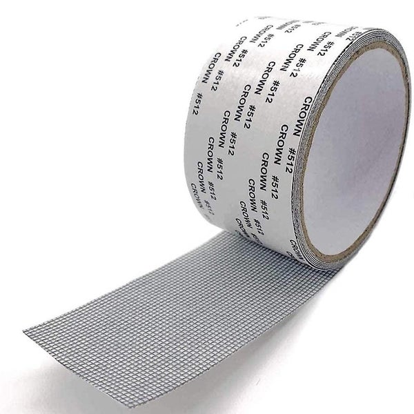 Window Screen Repair Kit Tape Strong Adhesive & Waterproof Fiberglass Covering Carousel 1