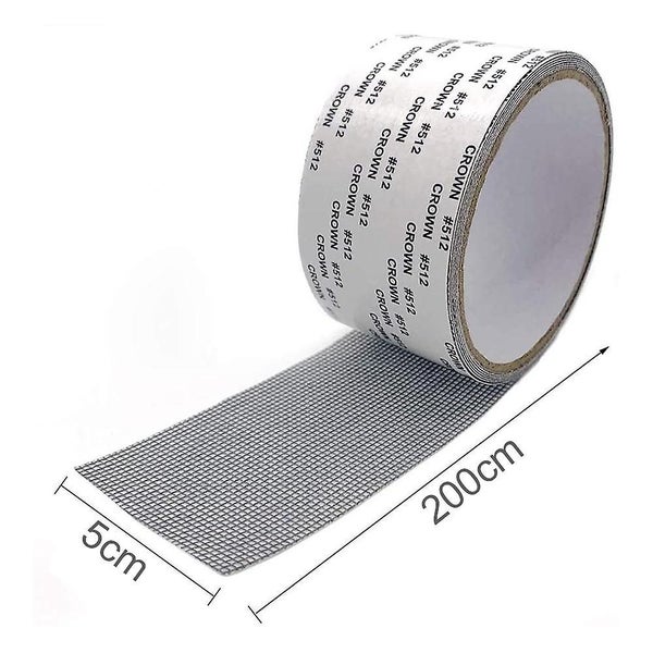 Window Screen Repair Kit Tape Strong Adhesive & Waterproof Fiberglass Covering Carousel 4