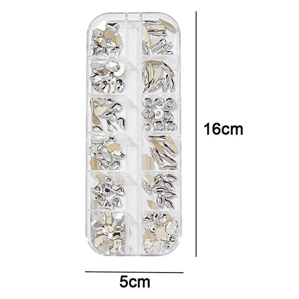 Crystal Nail Art Rhinestones For Diy Crafts Nail Design Clothes Shoes Jewelry Carousel 2