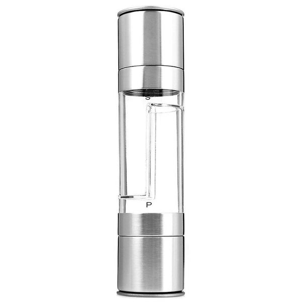 Kitchen Household Stainless Steel New Manual Pepper Grinder Double Head Grindi Carousel 2
