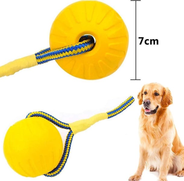 Dog Interactive Ball Launcher For Pet Play Training Exercise With Rope - 7cm Di Carousel 2