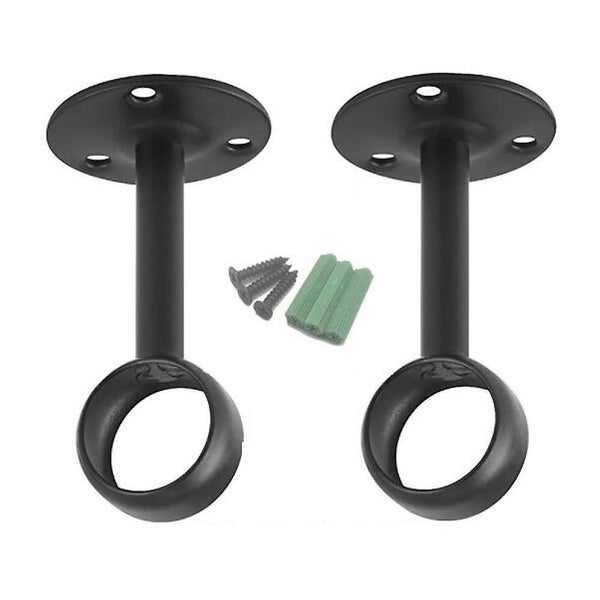 Ceiling-mount Curtain Rod Bracket Heavy Duty Carousel 1