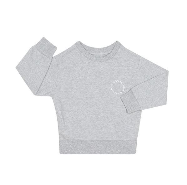 4 x Bonds Kids Move Terry Pullover Jumper New Grey Marle Carousel 1