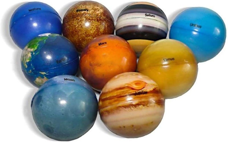 Planet Ball Toy Nine Planets Stress Reliever Educational Toys For Kids Carousel 1