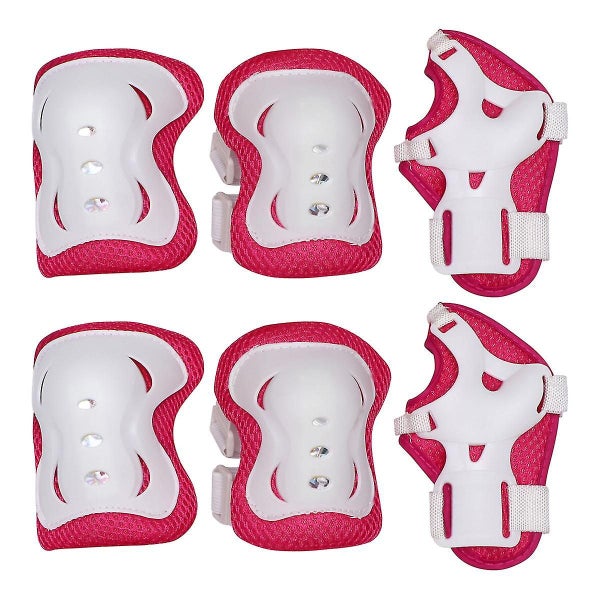 1 Set Of 6pcs Child Roller-skate Protection Gear Cycling Thickened Protector S Carousel 1