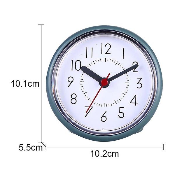 Bathroom Clock Modern Kitchen With Suction Cup Moisture-proof And Fog-proof Wa Carousel 2