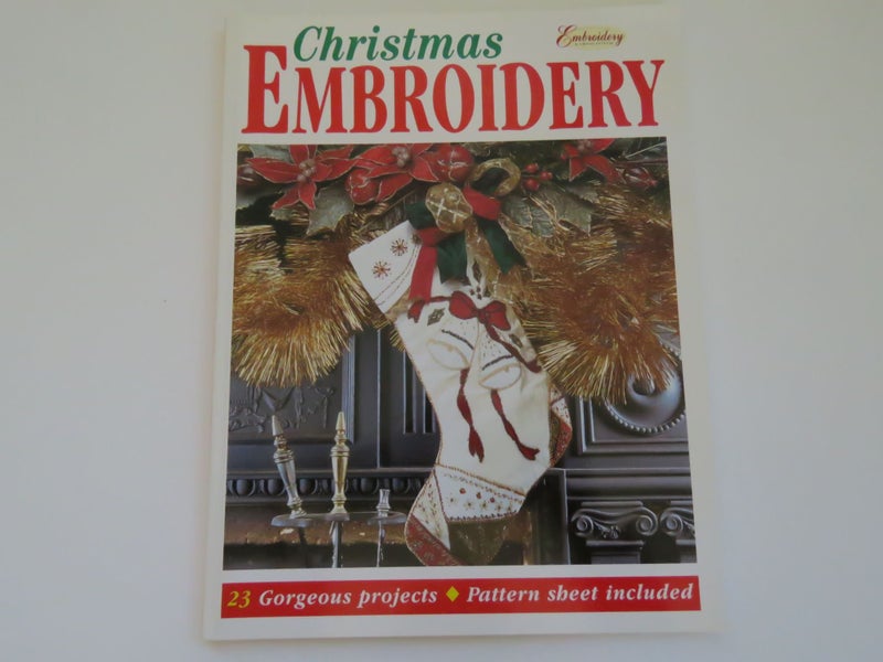 Christmas Embroidery Book by Craftworld Carousel 1