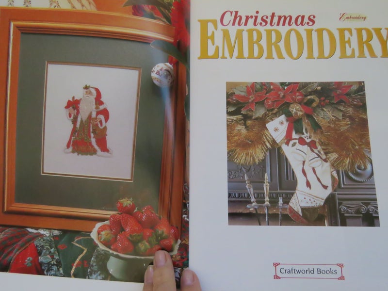 Christmas Embroidery Book by Craftworld Carousel 2
