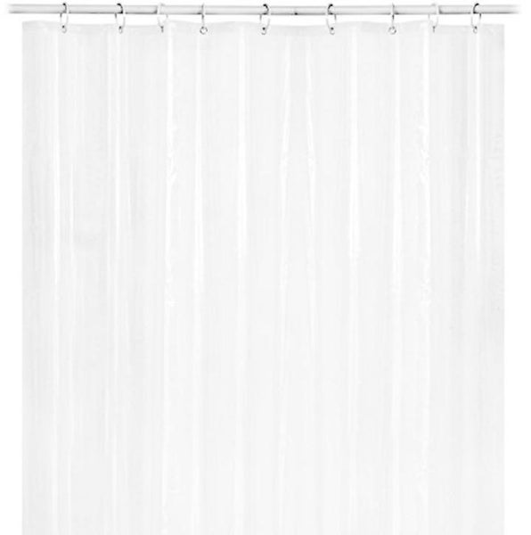 Heavy Duty Shower Curtain Liner 72 X 72 Inches Clear Shower Curtain Liner With Carousel 2