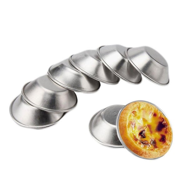 20pcs Anodized Aluminum Egg Tart Cupcake Cake Cookie Mold Carousel 4