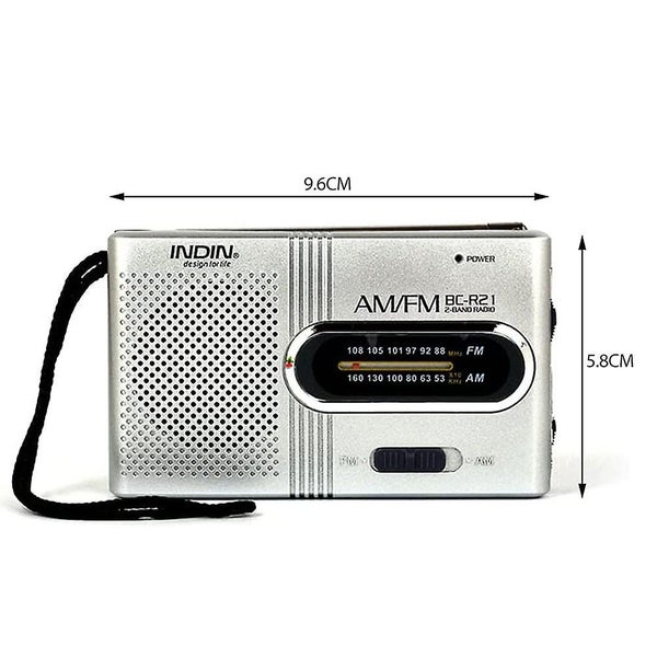 Portable Radio Battery-powered Am/fm Radio With Long-range Reception And Speak Carousel 2