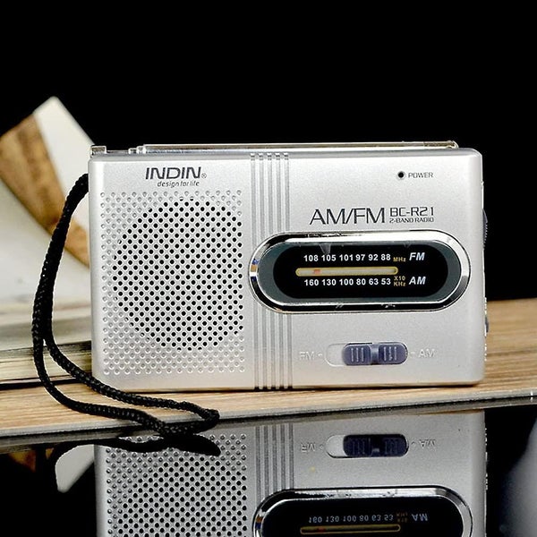 Portable Radio Battery-powered Am/fm Radio With Long-range Reception And Speak Carousel 5