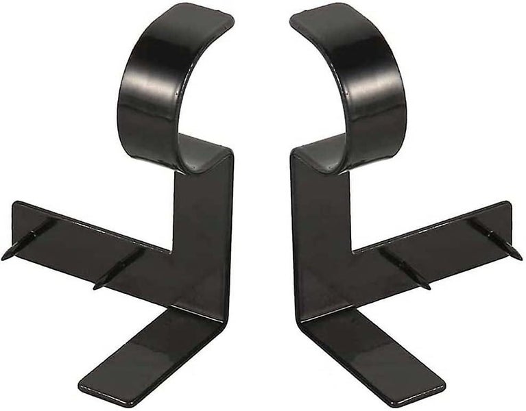 Curtain Single Hook Black Two Piece Set Carousel 1
