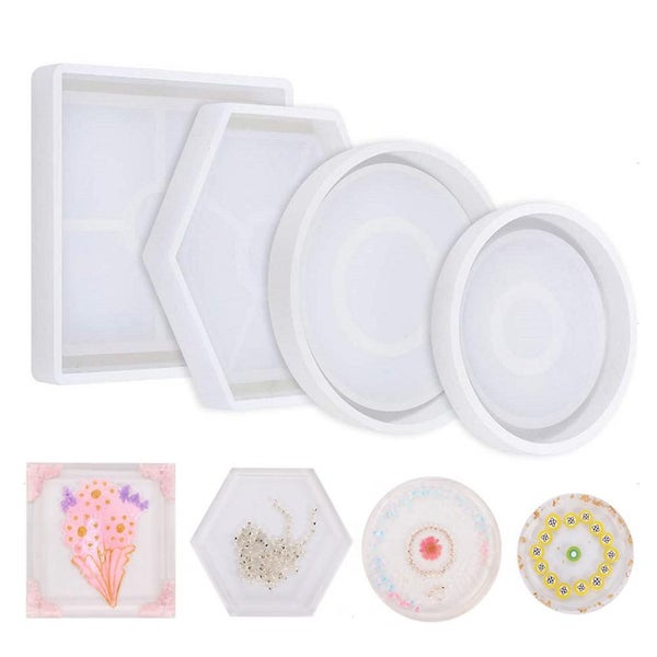 Resin Molds Pack Of 4 - Diy Mold For Casting With Resin Carousel 1