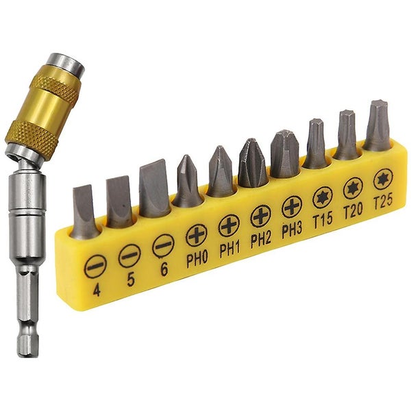 1 Set Flexible Drill Bit Extension Magnetic Bit Holder Assorted Drill Bit Carousel 1