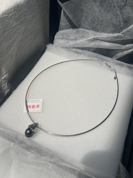 GSTV 10mm Tahitian Pearl Pendant with SV choker Carousel 1