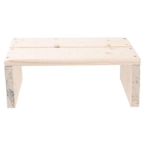 1pc Wooden Footstool Bathroom Stool Bedside Stool For Toilet Hotel Home Childr Carousel 1