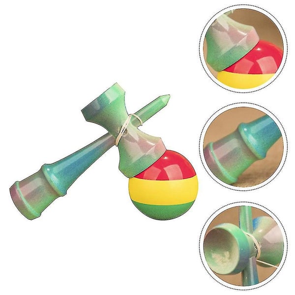 1pc Kendama Skill Ball Toy Custom-made Kendama Toy Interesting Wooden Playthin Carousel 2
