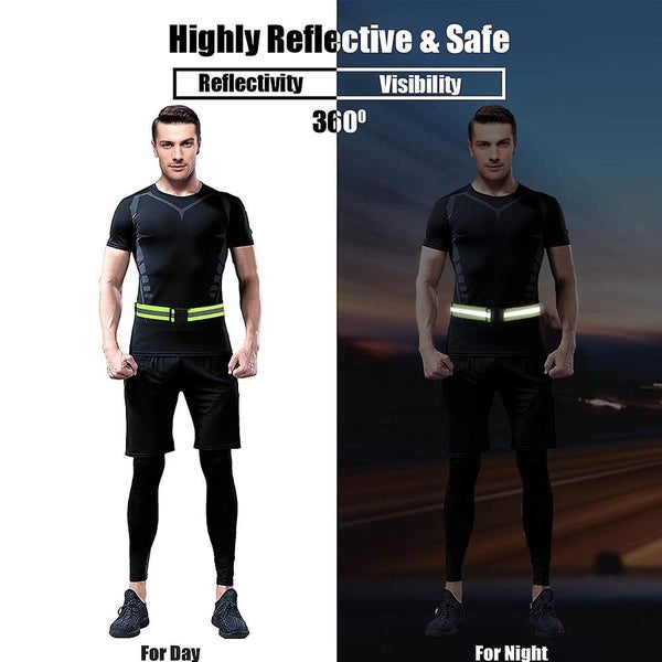 Reflective Glow Belt Safety Gear Belt For Running Cycling Walking Marathon Mi Carousel 2