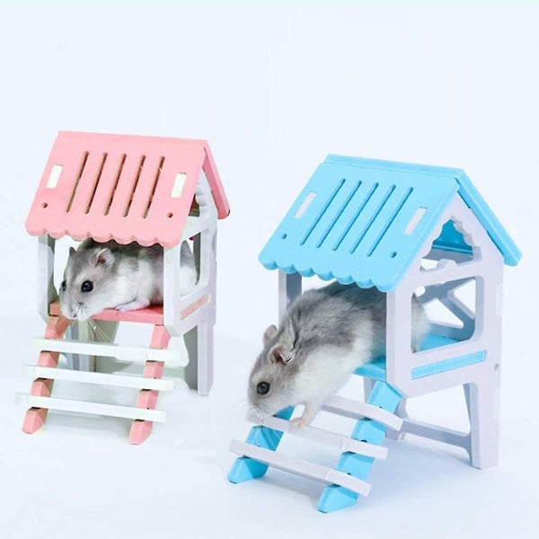 Prime Qualit En Bois Petit Animal Maison Chinchilla Hamster Nid Grenier Jouant Carousel 3