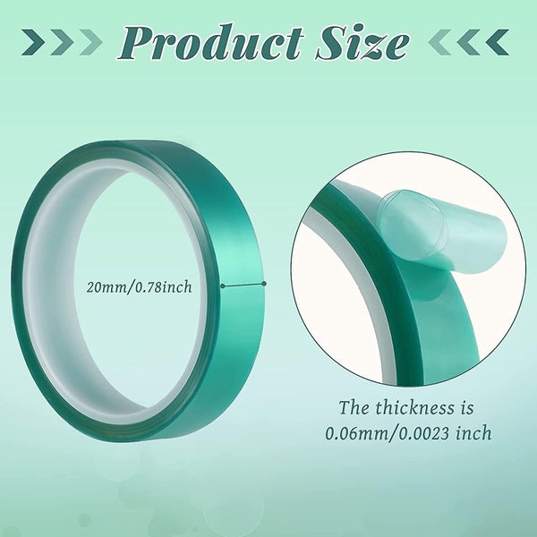 4 Pieces Heat Tape For Sublimation Clear Heat Press Tape Heat Shrink Transfer H Carousel 2
