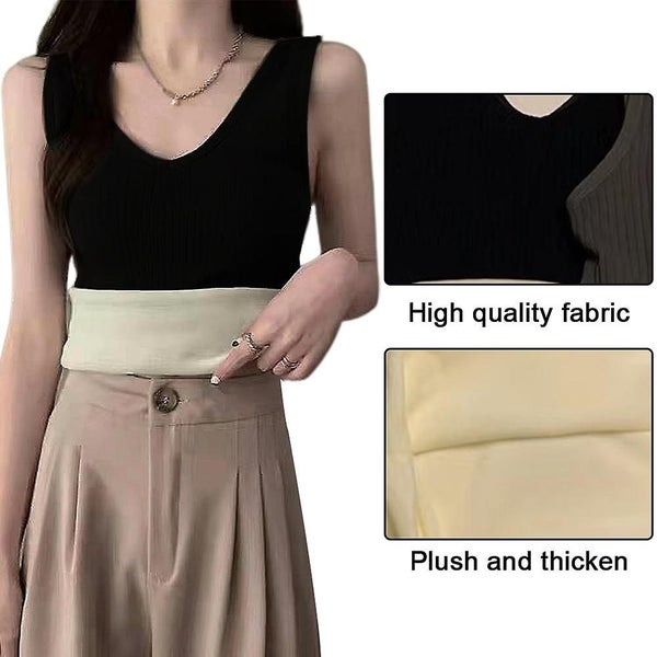 Womens Thermal Lined Underwear Tops Cami Tank Top Vest Carousel 2