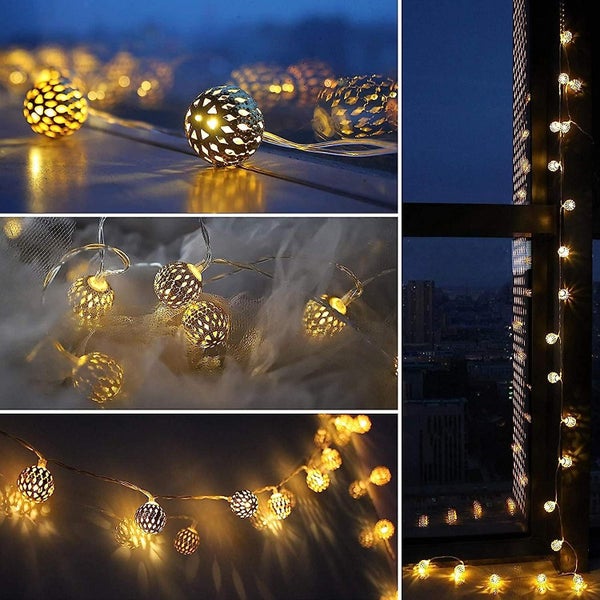 Christmas Curtain Lights 40 Led Fairy Lights For Holiday And Home Decor Carousel 2