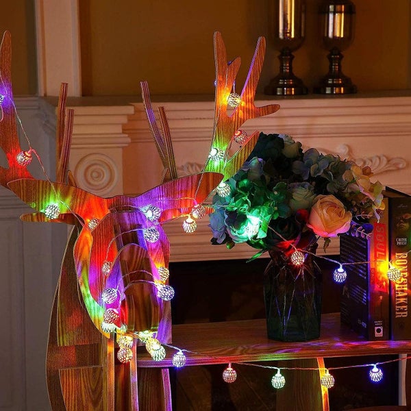 Christmas Curtain Lights 40 Led Fairy Lights For Holiday And Home Decor Carousel 5