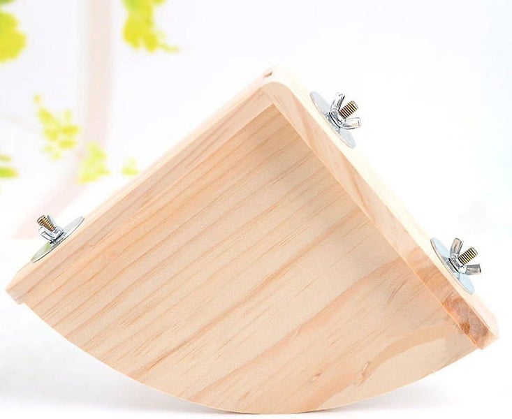 Pet Bird Perch Platform Stand Wood For Small Animals Parrot Parakeet Conure Co Carousel 5