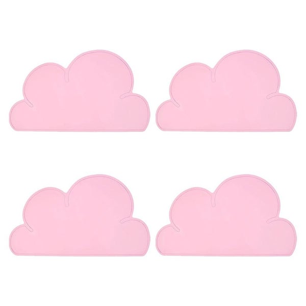 Placemat Cloud Table Set Child-friendly Design And Subtle Color Pad Bpa-free L Carousel 1