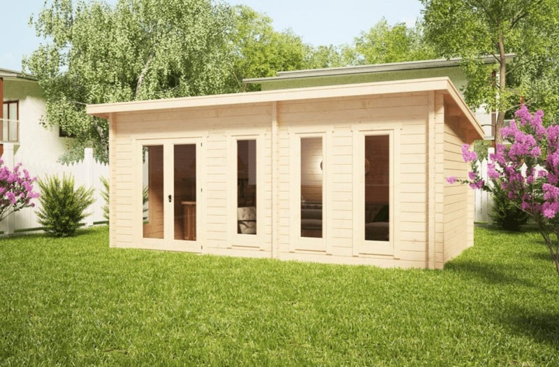 CABIN CO - LIAM CABIN 16SQM / 6M X 3M / 44MM WALLS / MONO Carousel 1