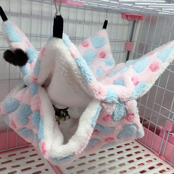 Pet Hammock Cozy Hanging Bed For Small Pets hamsters Ferrets Parrots Guinea Pi Carousel 2