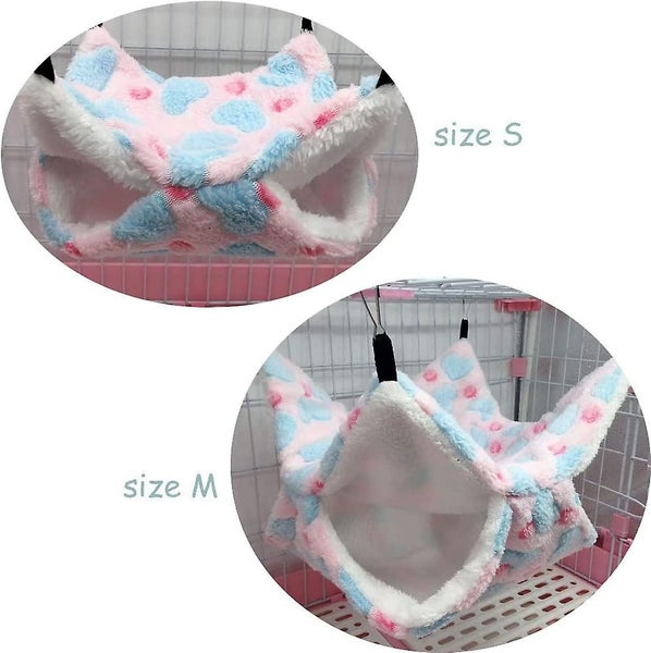 Pet Hammock Cozy Hanging Bed For Small Pets hamsters Ferrets Parrots Guinea Pi Carousel 3