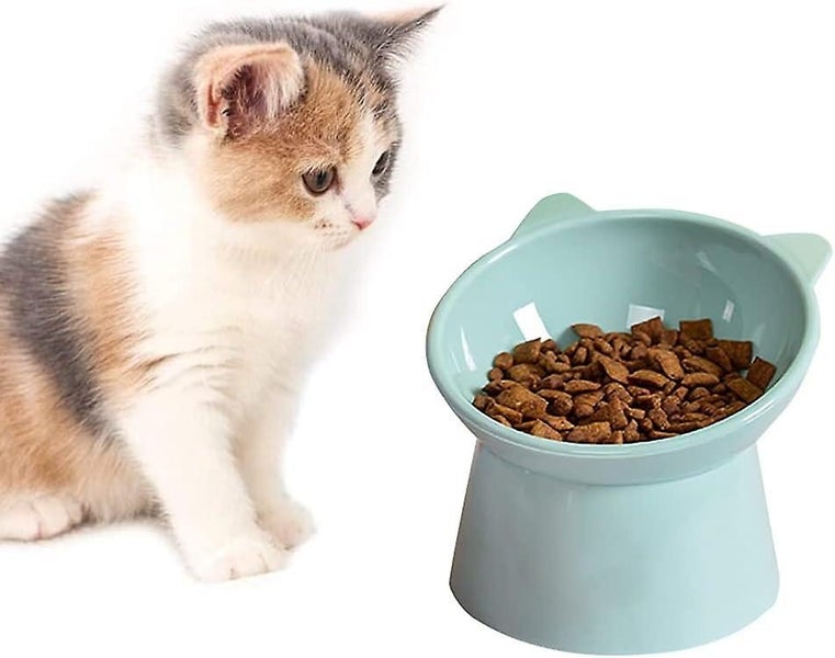 Elevated Cat Bowl For Anti-vomiting Non-slip Food And Water Bowl For Small Dog Carousel 1