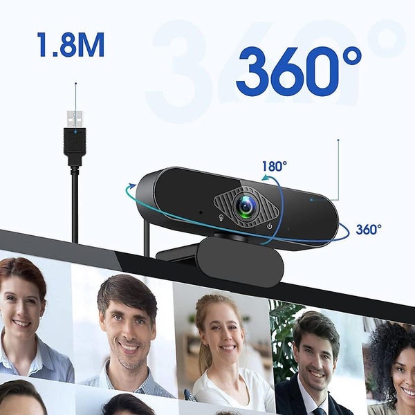 Webcam With Microphone 1080p Hd Web Camera With 120 Field Of View Exposure Cor Carousel 5