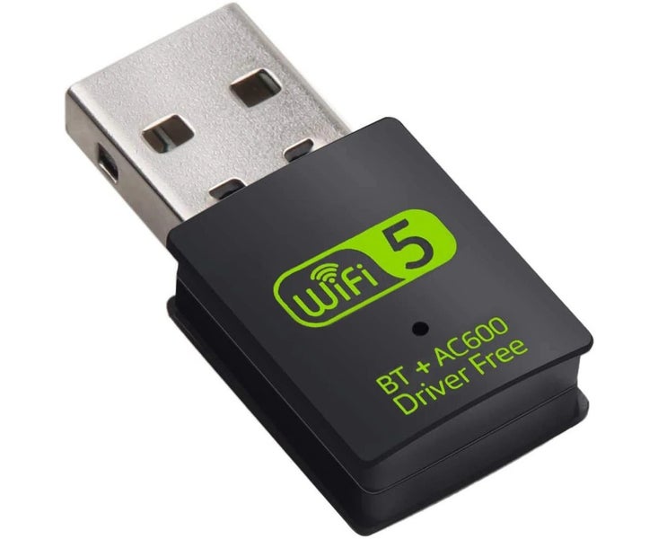 USB WiFi Bluetooth Adapter, Wireless Wi-Fi Dongle 600mbps Dual Band 2.4G/5 G ... Carousel 1
