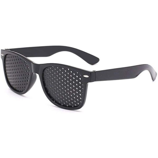 Pinhole Glasses Black Hole Glasses With Foldable Temples For Eye Training And Carousel 1