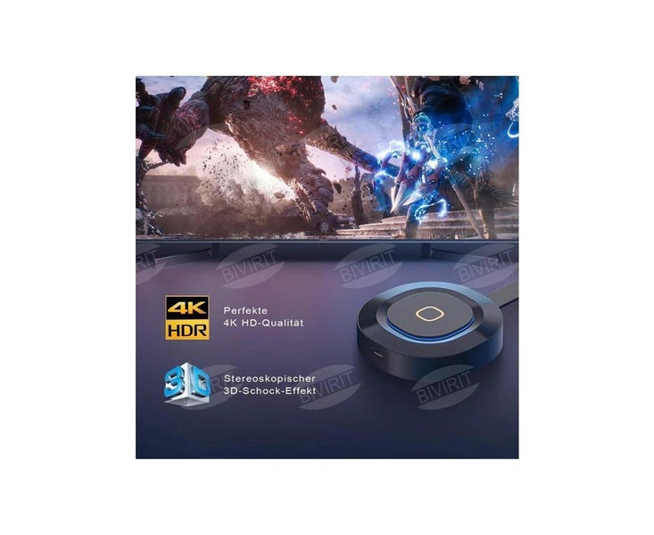 Wireless HDMI Display Dongle 5G+2.4GHz, 4K Ultra HD WiFi Adapter Streaming Vi... Carousel 4