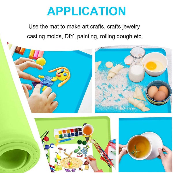 Non-slip Silicon Placemats For Kids Baby Toddlers Childrens Kids Portable Plac Carousel 4