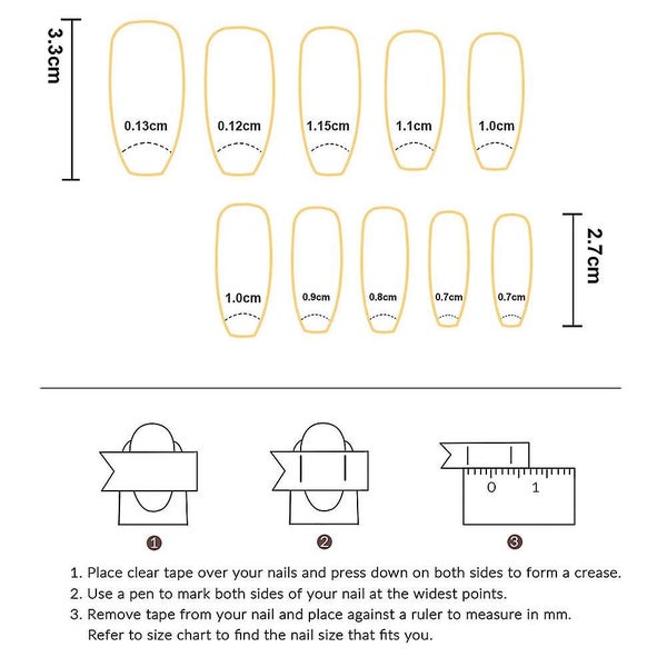 Set Of 24 False Nails Abs Grey/purple Carousel 2